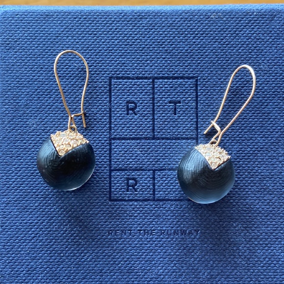 Alexis Bittar - Origami Inlay Dangling Sphere Earrings - O/S - Picture 4 of 7
